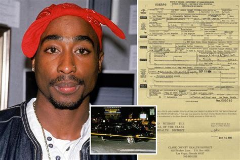 Tupac Shakur's original death certificate up for auction today.